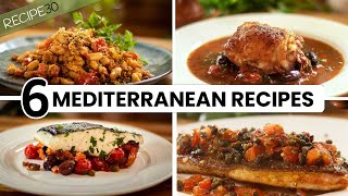 6 Healthy Mediterranean Recipes  Nourish amp Delight [upl. by Nairbo]