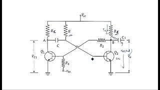 Monostable Multivibrator  Designing  Example1  Pulse Digital Circuits  PDC   Lec61 [upl. by Rraval]