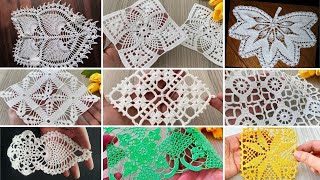 PRETY and elegant Border Lace Crochet Patterns for all things lacesample viral trending beauty [upl. by Nnalorac363]