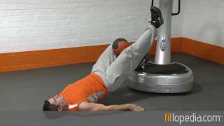 Power Plate Single Leg Glute Bridge with Adduction [upl. by Stephine]