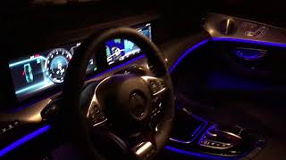 2018 E43 AMG MercedesBenz Night Lights [upl. by Vevine]