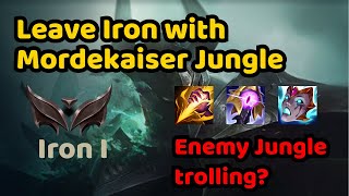 Climbing Out of Iron with AP Tank Mordekaiser Jungle – Unstoppable Damage and Control [upl. by Dolli]