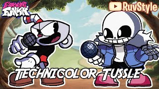 FNF Technicolor Tussle but Sans vs Cuphead [upl. by Ayot447]