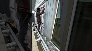 How to install board and batten vinyl siding quickly [upl. by Anaujit644]