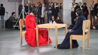 Amir Baradaran Act I Bodies and Wedding On Marina Abramovics The artist is present [upl. by Feer]