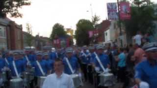 East Belfast Prod Boys 12th day return from Sandy Row to East Belfast [upl. by Helprin236]