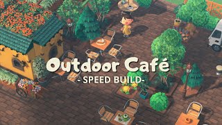 Spark your creativity in Animal Crossing New Horizons  Building an Outdoor Café [upl. by Hannaoj]