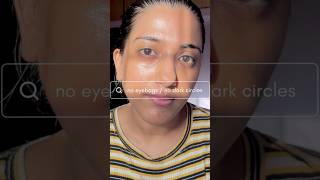 Do this 2 mins everyday for No eyebags No dark circles  Eye care shorts [upl. by Neelie]