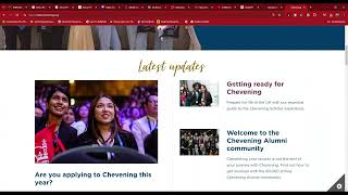 Chevening Applications 2024 Part 1 [upl. by Nylloc]