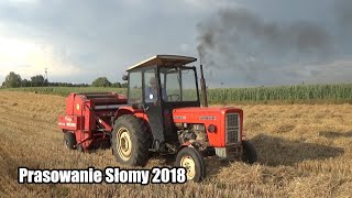 Prasowanie Słomy 2018✬Ursus✬Welger RP12 WestMac✬AGROROL [upl. by Ahsiugal]