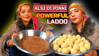 Alsi Pinni Recipe  How to make Alsi Ladoo [upl. by Klump]