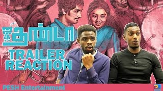 Jigarthanda Trailer Reaction  PESH Entertainment [upl. by Nosyerg331]