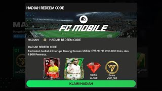 2 KODE REDEEM FC MOBILE TERBARU HARI INI  CARA REDEEM KODE DI FC MOBILE‼️ [upl. by Suoirred]