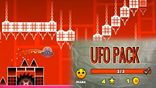 quotUfo Packquot All levels  All Coins 965  Geometry dash [upl. by Eicyal]