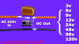 HOW to Make LED Driver Circuit  AC 220 Volt to 3691215182124v [upl. by Ilan854]