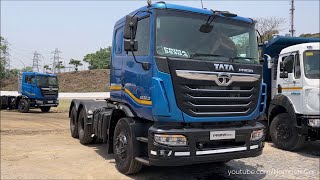 Tata Prima 5530S LX Tractor Trailer 2023 ₹46 lakh  Reallife review [upl. by Cromwell]