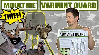 Moultrie Varmint Guard Unbox Assembly and Review Add to your Moultrie Feeder to Stop Corn Thieves [upl. by Clancy]