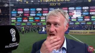 Didier Deschamps Post match interview  France vs Croatia  Fifa Worldcup final [upl. by Marmion103]