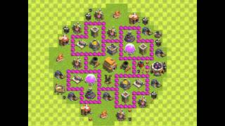 Le migliori disposizioni TH6Clash Of Clans [upl. by Elletse]