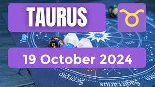 Taurus horoscope  Taurus Horoscope for Today 19 October 2024 [upl. by Ilera]