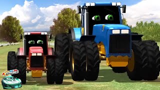 Speedies Roues sur le Tracteur  Plus Chansons pour Enfants en Français [upl. by Edrock]