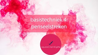 basistechniek 4 penseelstreken [upl. by Nnovahs913]