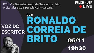 Voz do escritor  com Ronaldo Correia de Brito  05102020 [upl. by Claudina334]