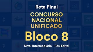 Reta Final CNU  Bloco 8 Nível Intermediário  PósEdital Matemática  Prof Carlos Henrique [upl. by Etnoled]