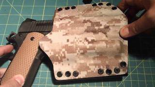 Custom Kydex MOLLE Adapter Update [upl. by Kennan570]