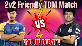 Jonathan vs SK49 2v2 Friendly TDM Match  Sk49 vs Jonathan  End of Debate  kvn gaming [upl. by Ybbor]