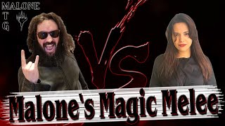 mtgfilipa VS MasterOfMonoBlack  BATTLE OF THE JANKERS  MTG Malones Magic Melee [upl. by Anitnatsnok]