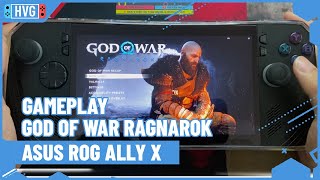 God of War Ragnarok ASUS ROG ALLY X Gameplay [upl. by Naryt20]