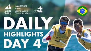 Day 4  Youth Sailing World Championships  Búzios 2023 [upl. by Aztinay869]