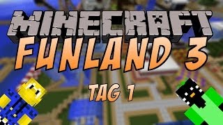 Minecraft Funland 3  Episode 1  Theme park of your dreams [upl. by Ailyt]