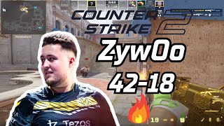 CS2 POVdemo  ZywOo 4218 Inferno  cs2 Premier  Jan 9 2024 demo zywoocsgo [upl. by Faludi687]