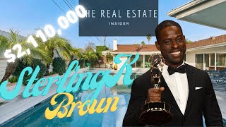 Sterling K Brown House Tour  quotThe Real Estate Insiderquot [upl. by Dor534]