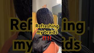 Goddess braids human hair ✨Refresh✨ after 5 weeks… [upl. by Steinke]