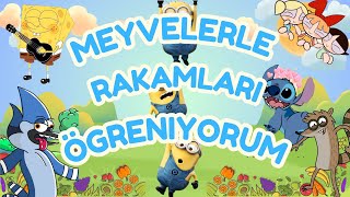 MEYVELERLE RAKAMLARI ÖĞRENİYORUM ÖZEL ANİMASYON CümbüşKids Çocuk ve Bebek Şarkıları [upl. by Enilasor607]