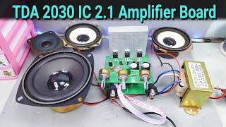 TDA2030IC 21 Amplifier Board Connection and Modification [upl. by Archibaldo]