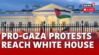 White House LIVE  ProPalestinian Protesters Target White House Correspondents Dinner  N18L [upl. by Akinohs112]