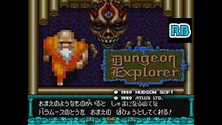 1989 60fps PCE Dungeon Explorer Harmet Nomiss ALL [upl. by Arabrab935]