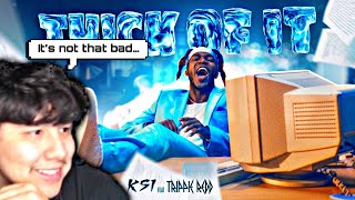 JEO Reacts To KSI THICK OF IT  Official Music Video [upl. by Sinylg]