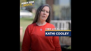 Kathi Cooley of CWA Local 1033 [upl. by Yentroc]