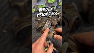 DIY Mechanic Tips How To Remove Piston Rings [upl. by Acired]