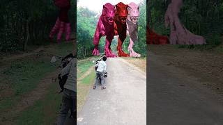 TRexe dinosaurs chasing part38 dinosaur shortvideo jurassicworld youtube bigdinosaur video [upl. by Raf]