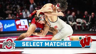 Select Matches Ohio State at Wisconsin  Big Ten Wrestling  Jan 21 2024 [upl. by Hahseram]