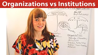 Organizations vs Institutions What’s the difference [upl. by Nidnarb]