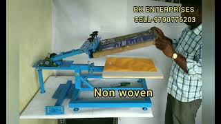 MANUAL SCREEN PRINTING MACHINE [upl. by Aicenav]