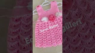 Crocheted wonderful model baby dress Tığ işi Prenses Elbisesi [upl. by Aimac305]