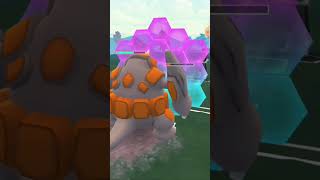 Rhyperior The Goatdemolished a grunt in pokemongo [upl. by Ace13]